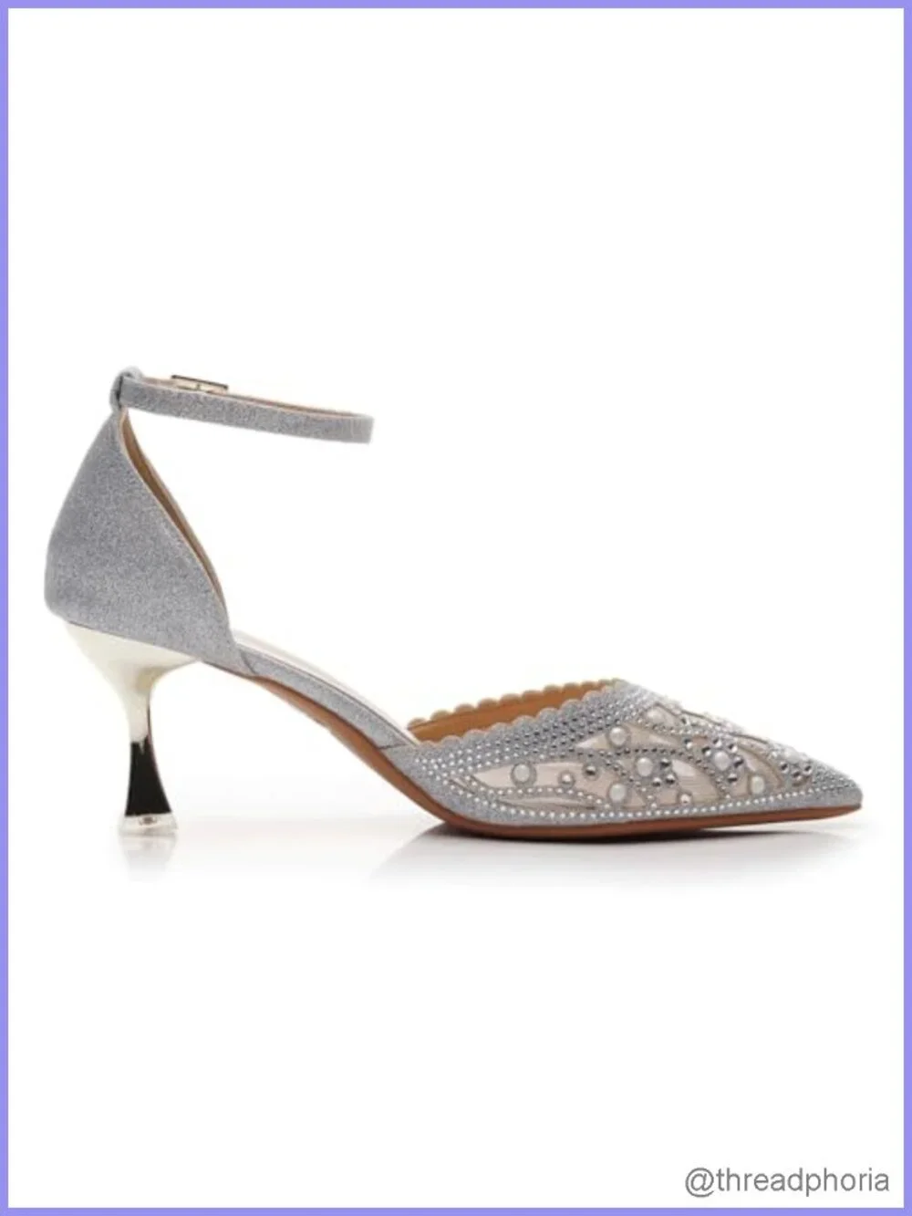 Women's Slingback Kitten Heel Pointed Toe Pumps